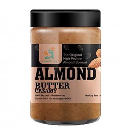 Leanbeing Almond Butter Creamy   Plastic Jar  500 grams